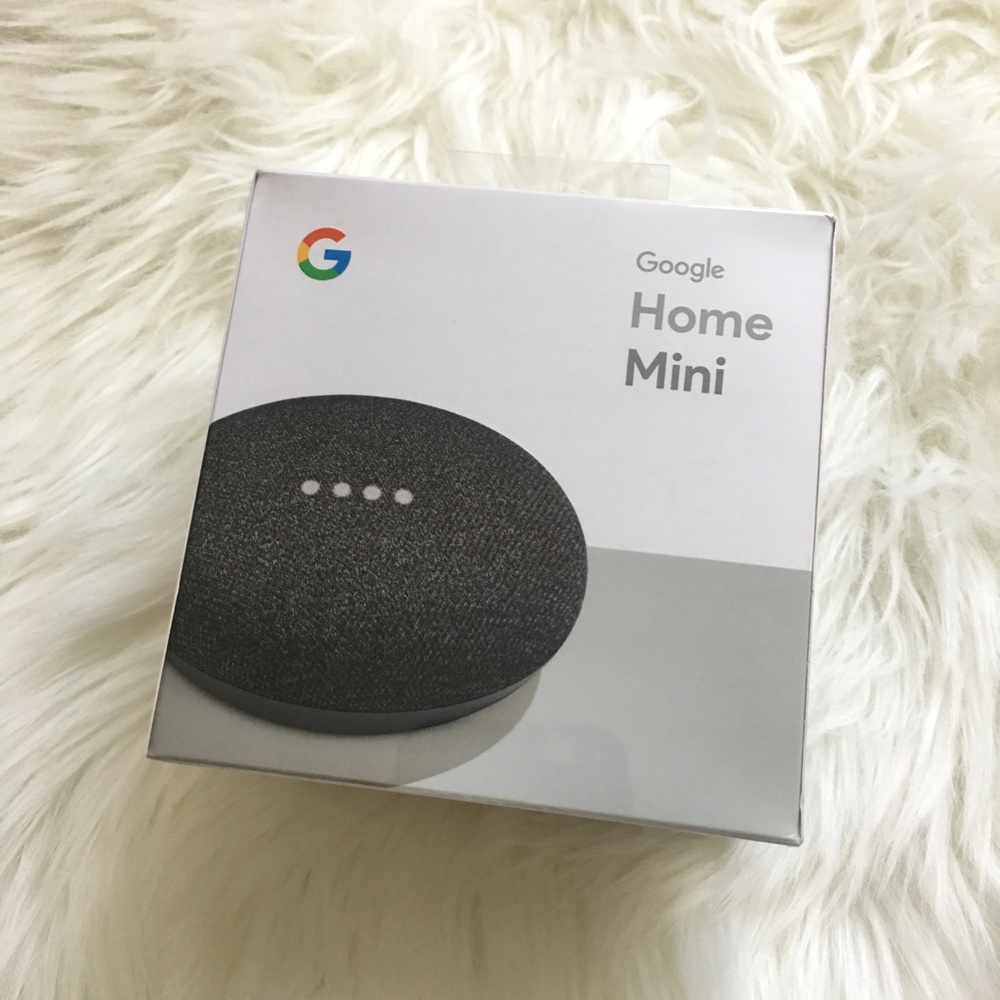 NWT Google Home Mini in Charcoal